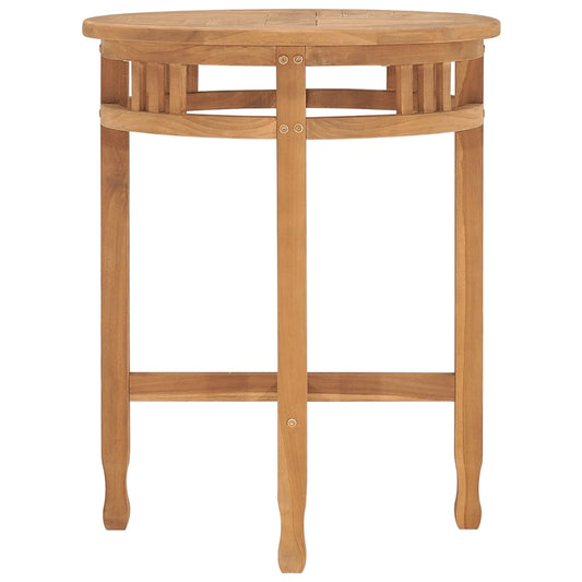 vidaXL Bistro Table Ø60x75.5 cm Solid Teak Wood