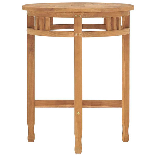 315463 vidaXL Bistro Table Ø60x75,5 cm Solid Teak Wood
