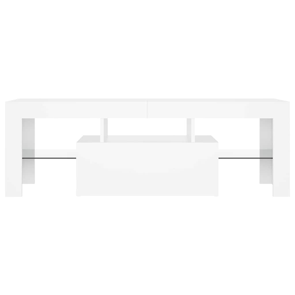 vidaXL TV Cabinet | White | Engineered wood | Medium | TV Cabinet | Rectangular