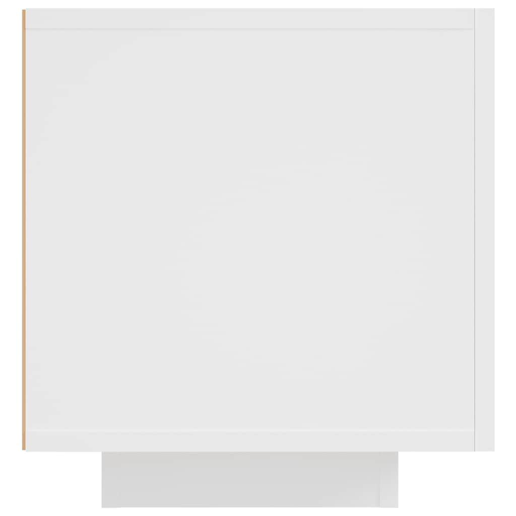 vidaXL TV Cabinet with LED Lights White 160x35x40 cm