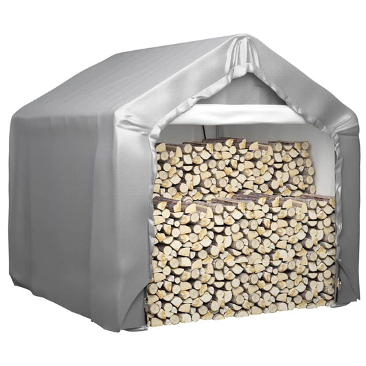 148633 vidaXL Storage Tent Grey 180x180 cm Galvanised Steel