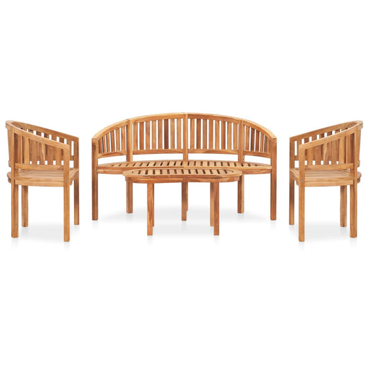 vidaXL Garden Lounge Set | Teak | Solid teak wood | Large | Durable