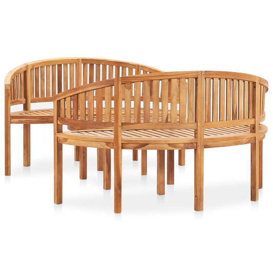 vidaXL Garden Lounge Set | Natural Teak | Solid Teak Wood | Large | Durable