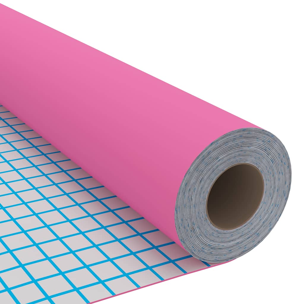 326146 vidaXL Self-adhesive Furniture Film High Gloss Pink 500x90 cm PVC