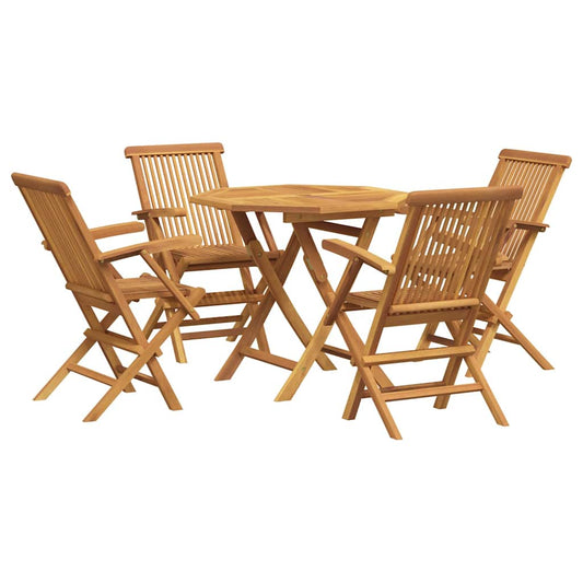 vidaXL Garden Dining Set | Warm Teak | Smooth sanded teak hardwood | Medium