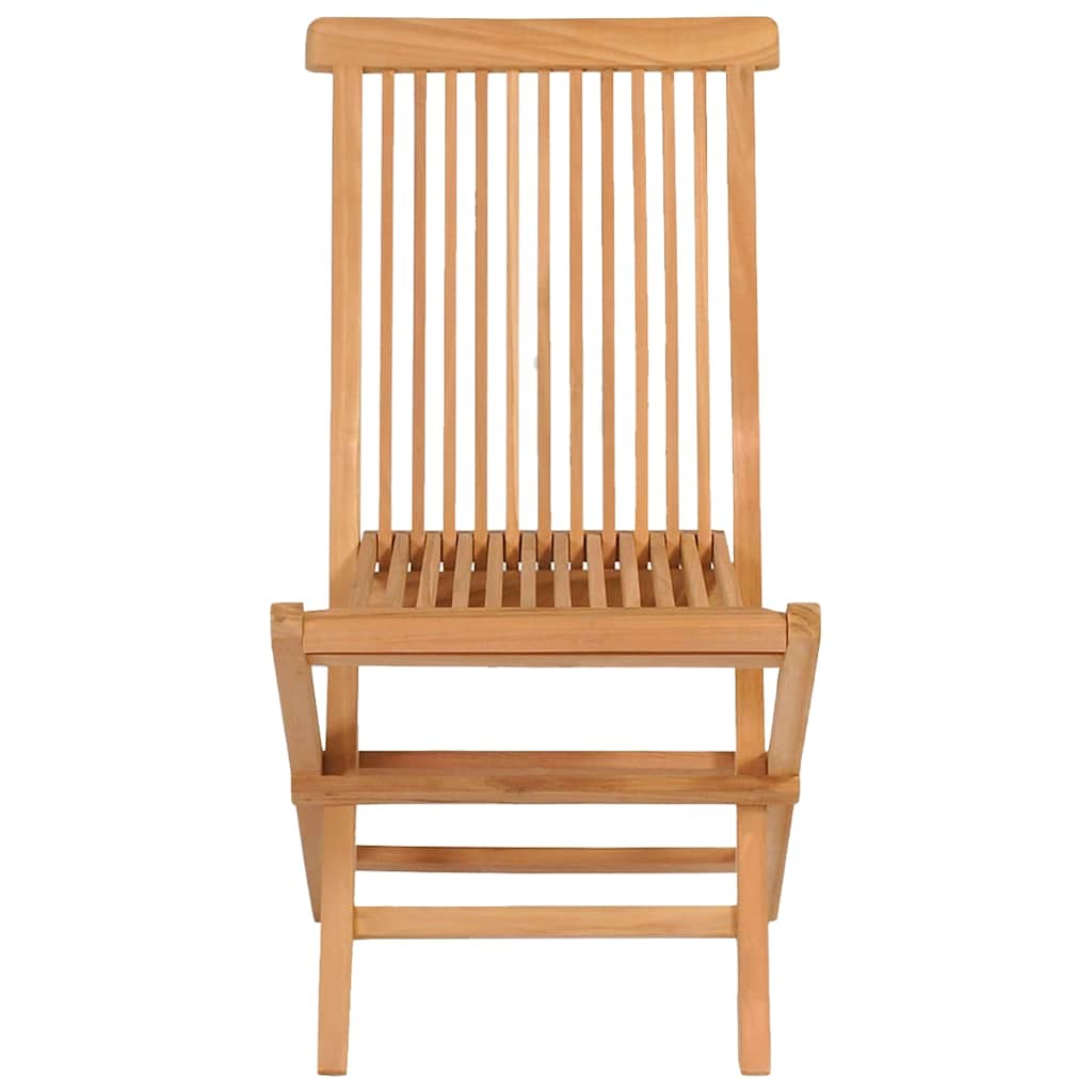 vidaXL 7 Piece Garden Dining Set Solid Teak Wood