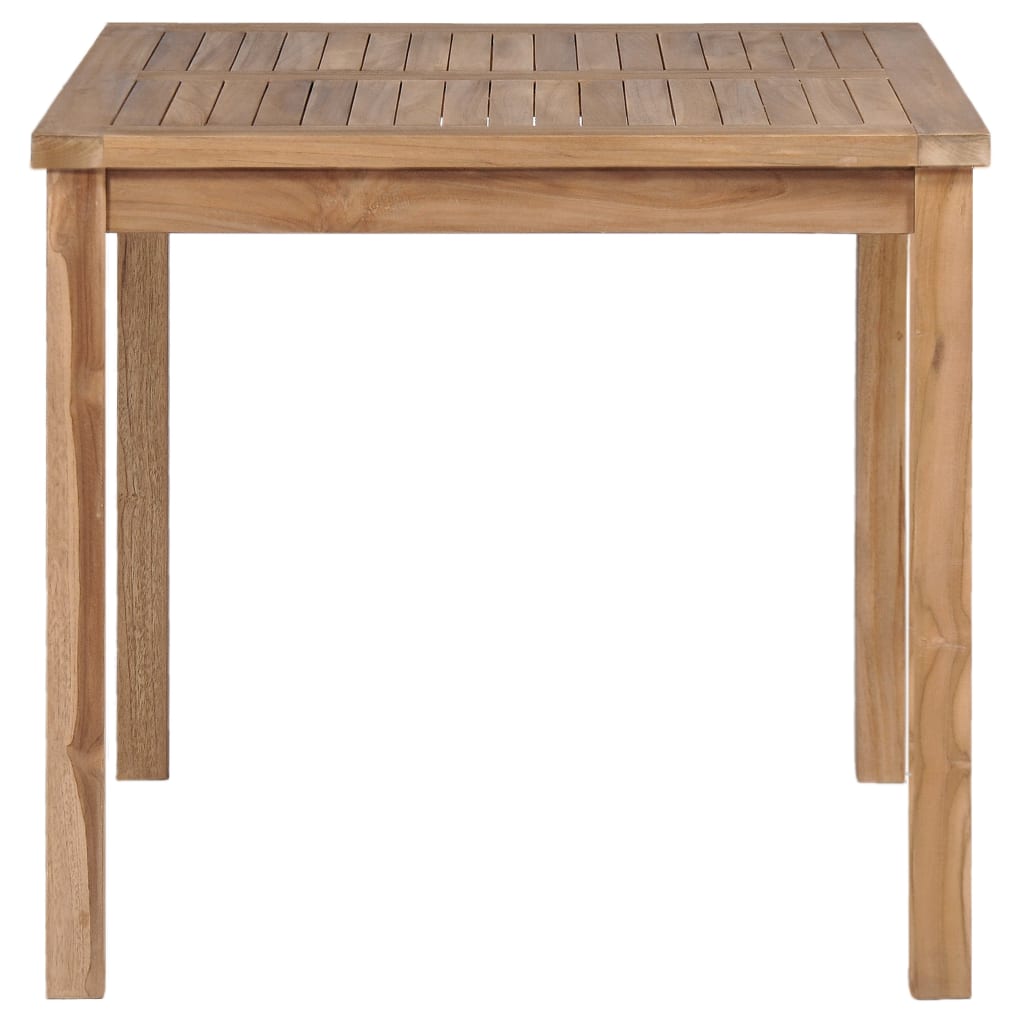 vidaXL Garden Dining Set | Warm Brown | Fine sanded teak hardwood | Medium