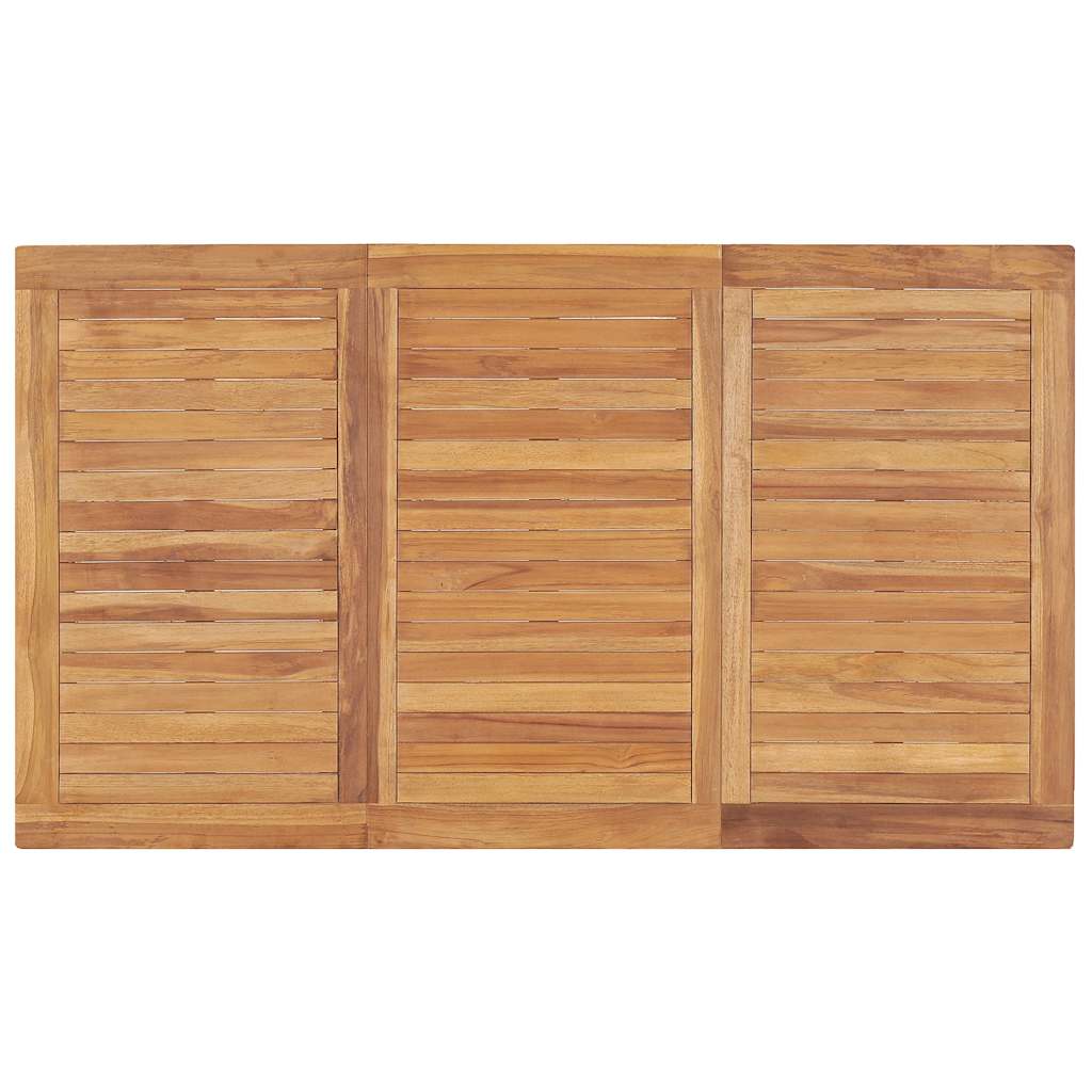 vidaXL 5 Piece Garden Dining Set 140x80 cm Solid Teak Wood