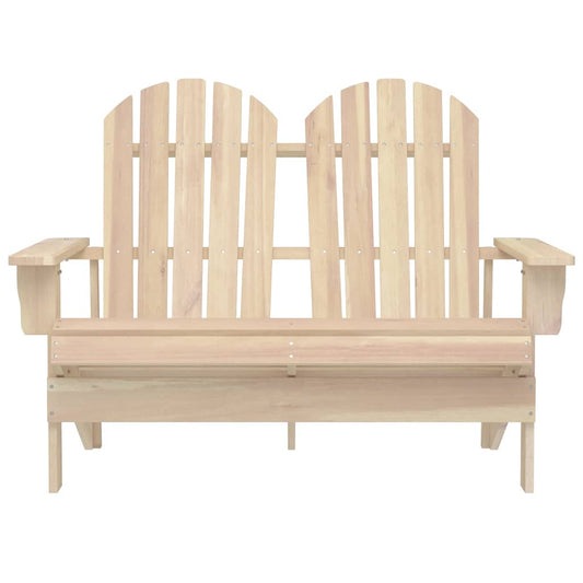 315902 vidaXL 2-Seater Garden Adirondack Chair Solid Fir Wood