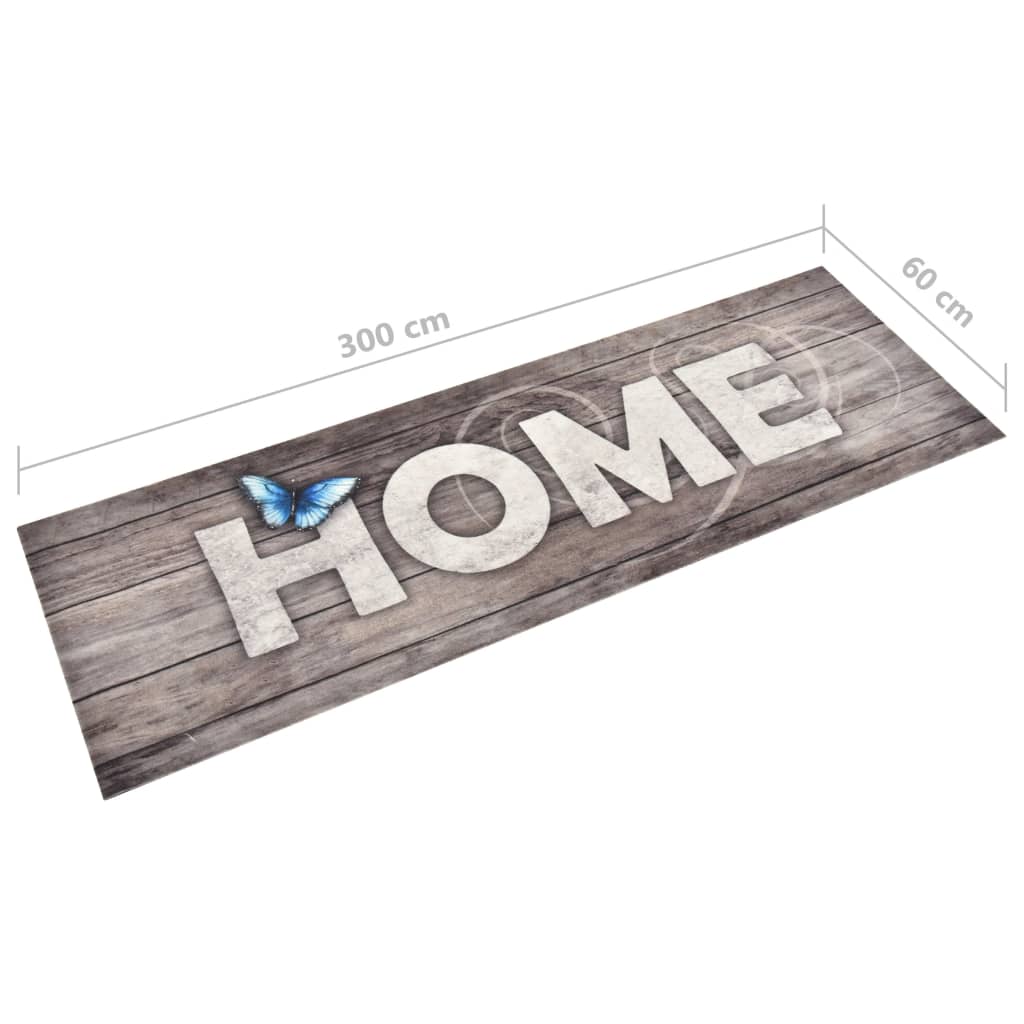 vidaXL Kitchen Carpet | Multicolour | Polyamide, Latex | 60 x 300 cm