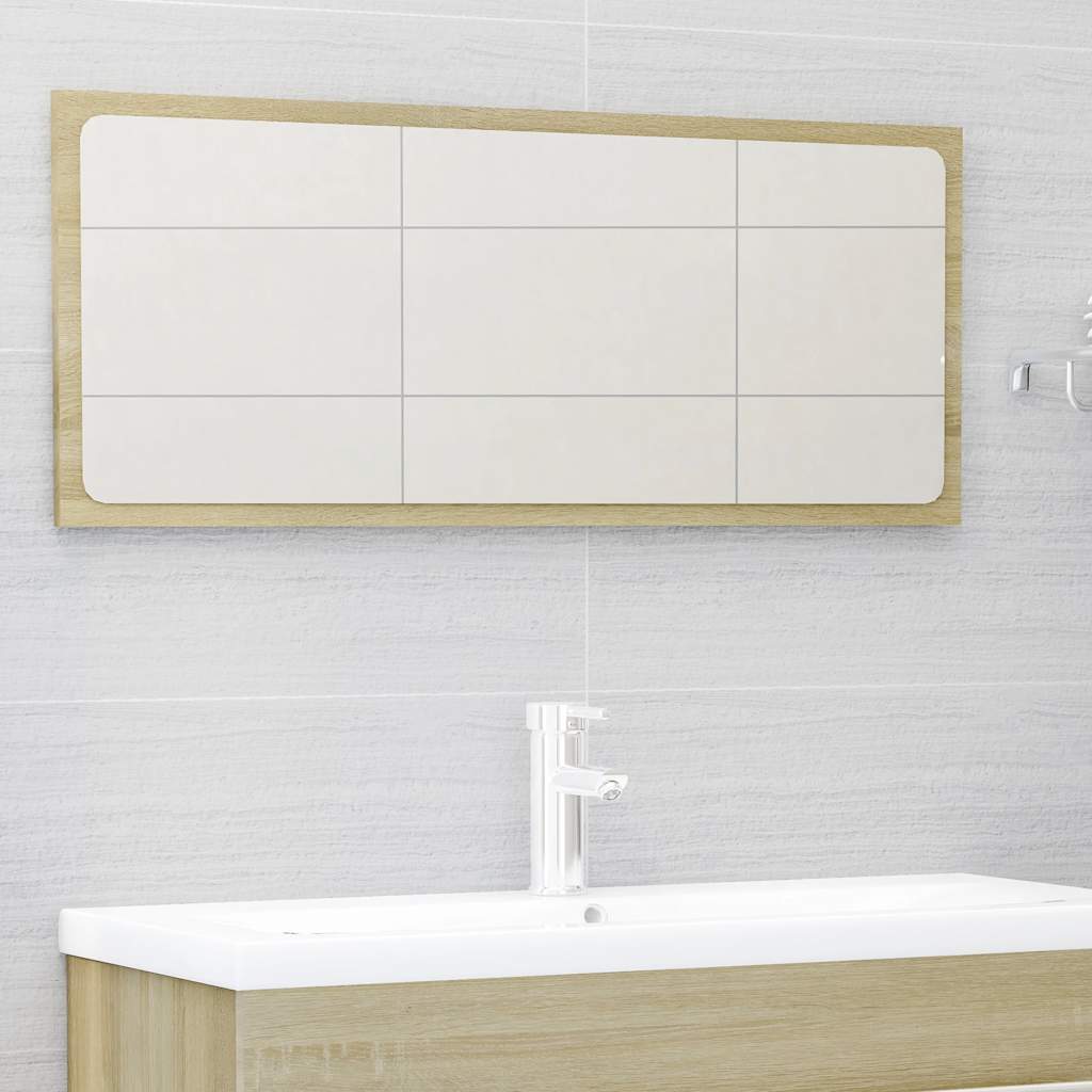 vidaXL Bathroom Furniture Set | Sonoma oak | Engineered wood | Large