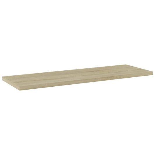 805224 vidaXL Bookshelf Boards 4 pcs Sonoma Oak 60x20x1,5 cm Engineered Wood