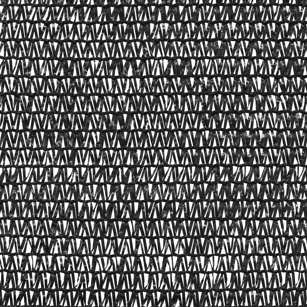 vidaXL Privacy Net Black 1.8x25 m HDPE 75 g/m²