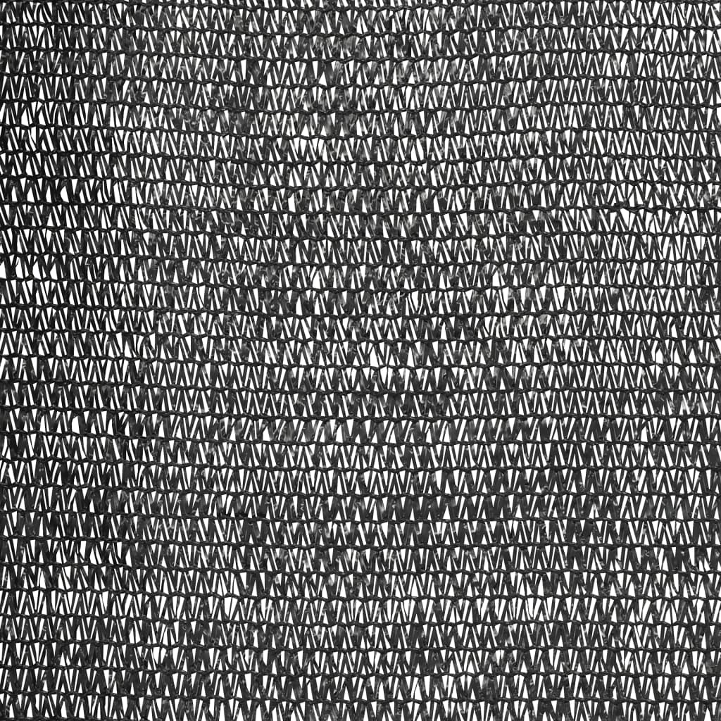 vidaXL Privacy Net Black 1.2x25 m HDPE 150 g/m²
