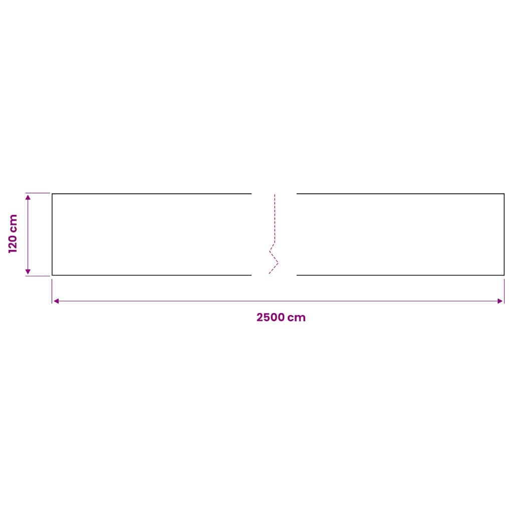 vidaXL Privacy Net Green 1.2x25 m HDPE 150 g/m²
