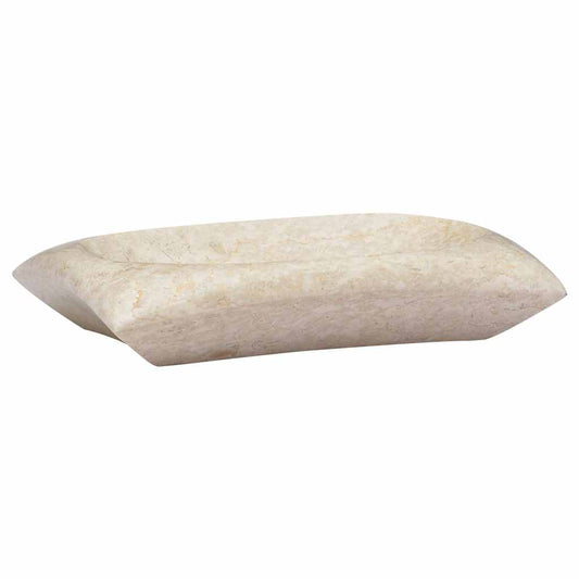149165 vidaXL Sink Cream 50x35x10 cm Marble