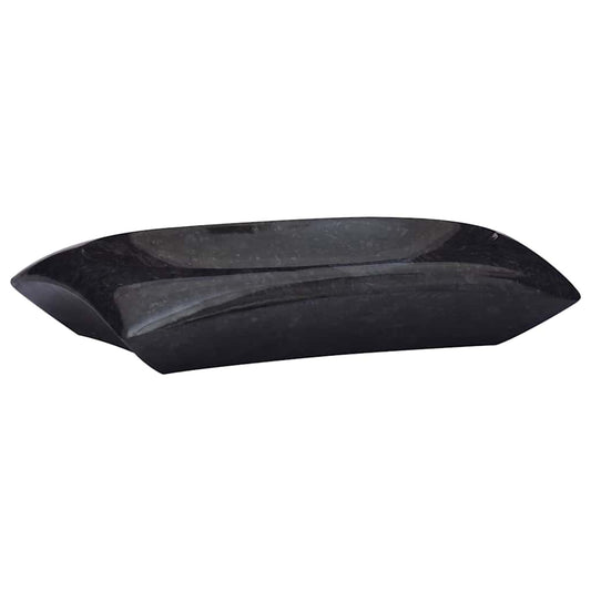 149166 vidaXL Sink Black 50x35x10 cm Marble