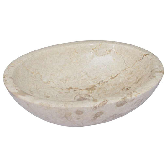 149171 vidaXL Sink Cream 53x40x15 cm Marble