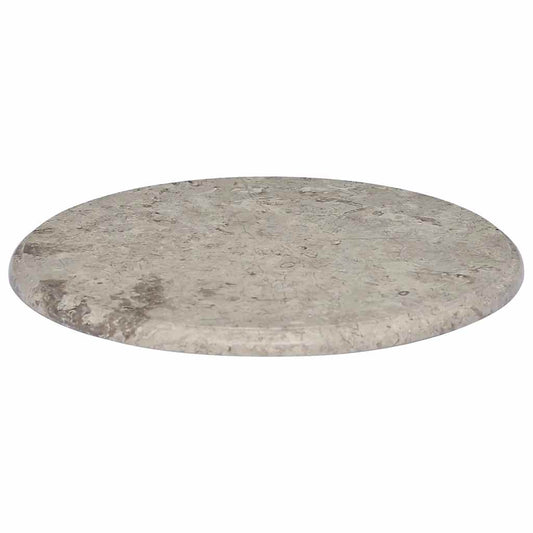 149194 vidaXL Table Top Grey Ø50x2,5 cm Marble