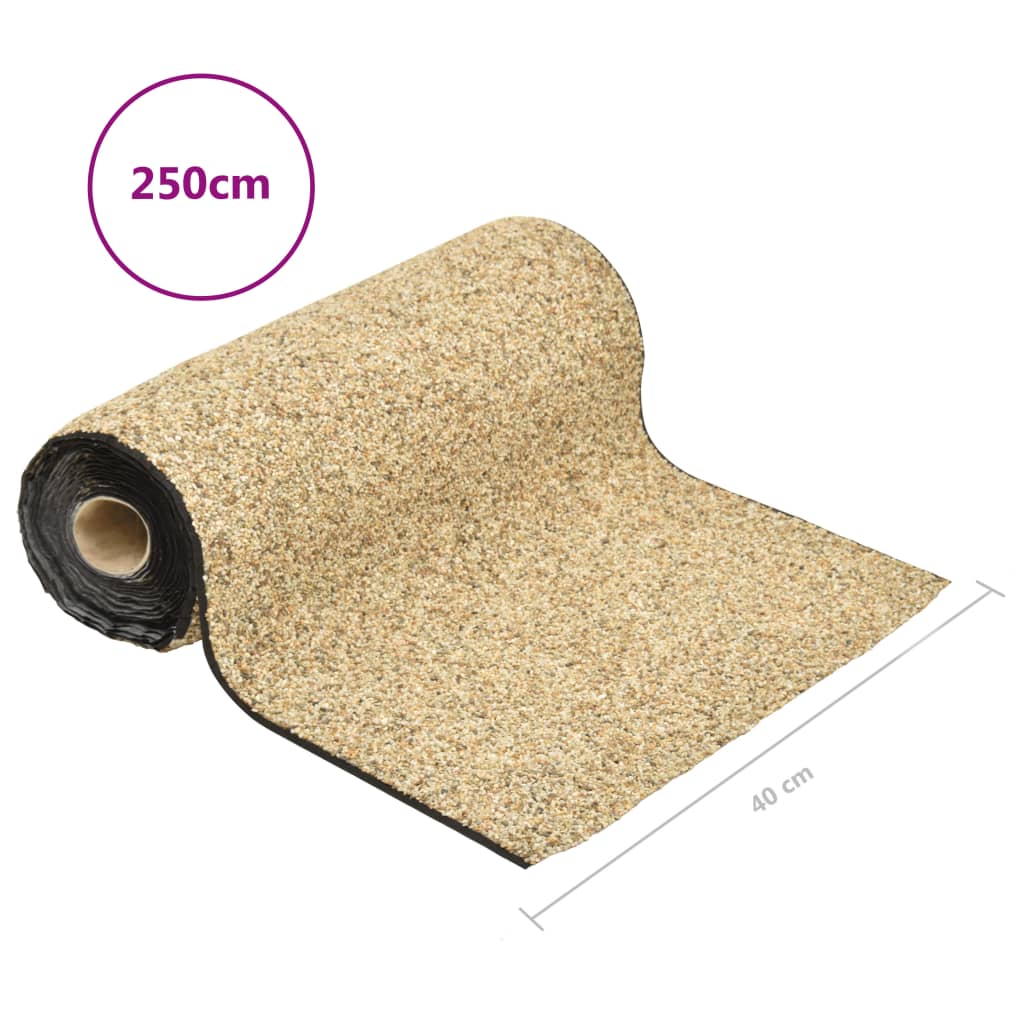 vidaXL Stone Liner | Natural Sand | Nonwoven PP fleece, drinkwater safe glue