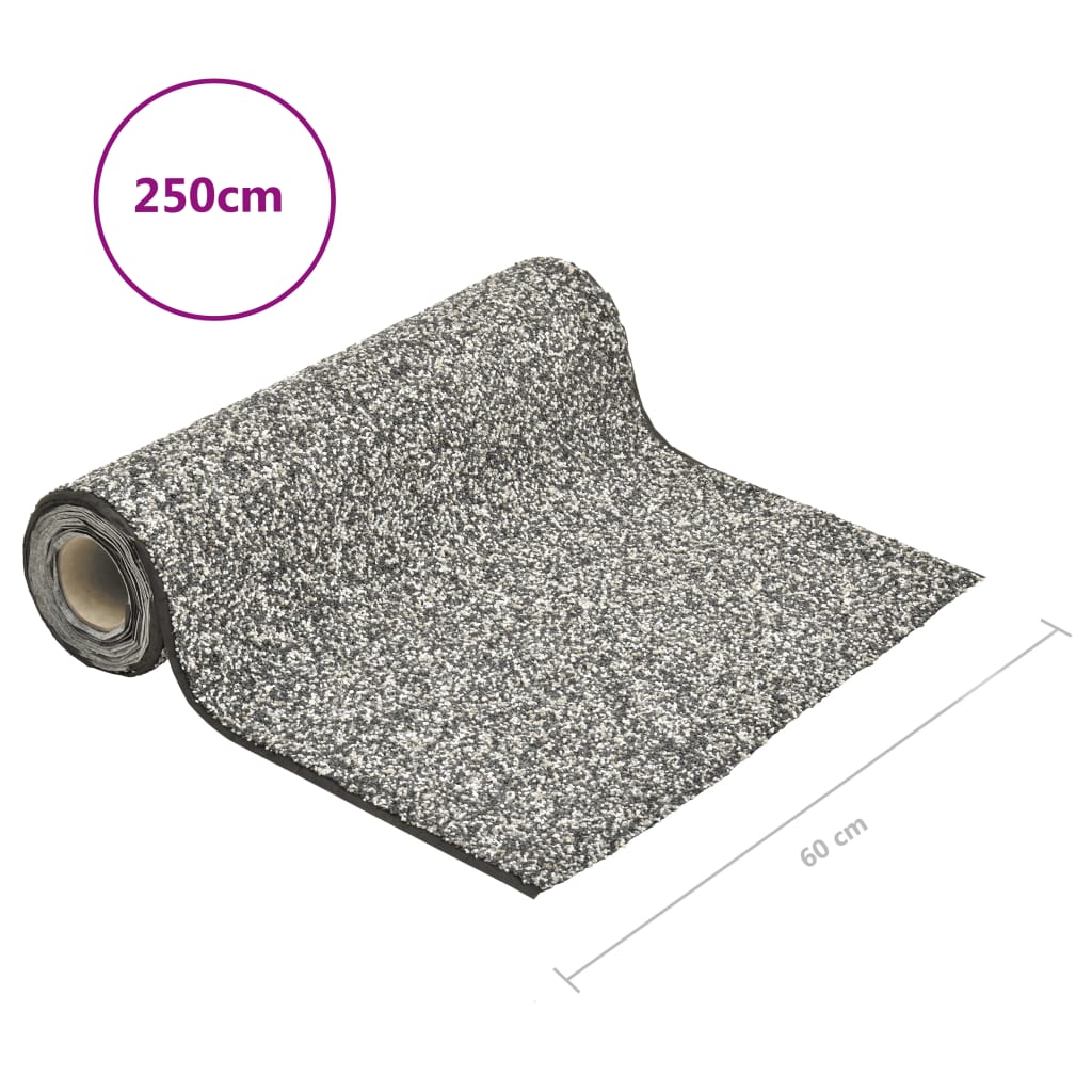 vidaXL Stone Liner Grey 250x60 cm