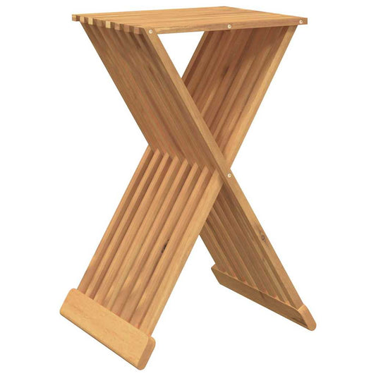 vidaXL Folding Stool 40x32,5x70 cm Solid Wood Teak