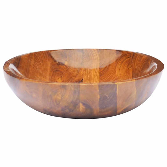 326162 vidaXL Basin Solid Teak Wood 60x40x10 cm