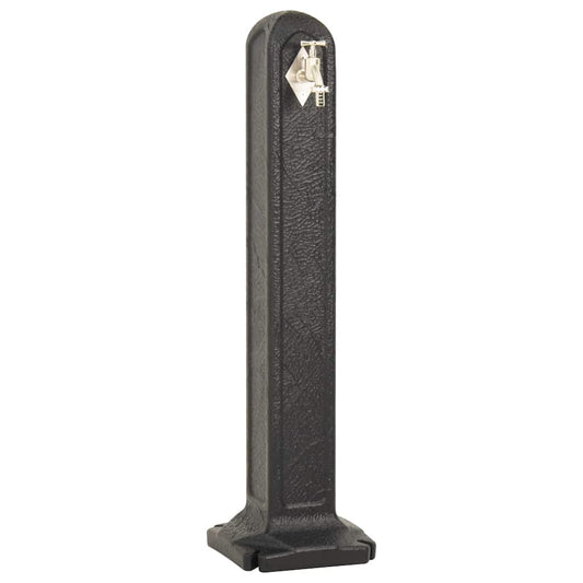 316182 vidaXL Garden Tanker with Faucet Anthracite Stone Look