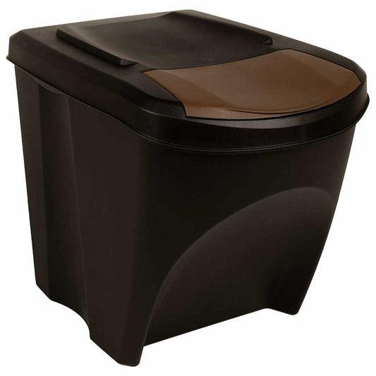 vidaXL Stackable Dustbins 4 pcs Anthracite 100 L