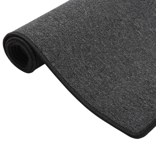 vidaXL Carpet Runner Anthracite 80x300 cm