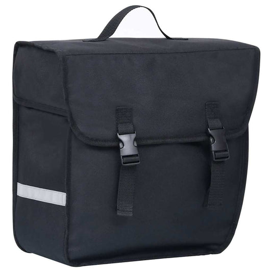93252 vidaXL Single Bicycle Bag for Pannier Rack Waterproof 21 L Black