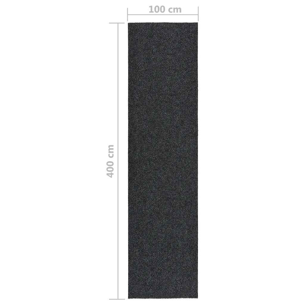 vidaXL Carpet Runner | Anthracite | 70% Polypropylene, 30% Polyester