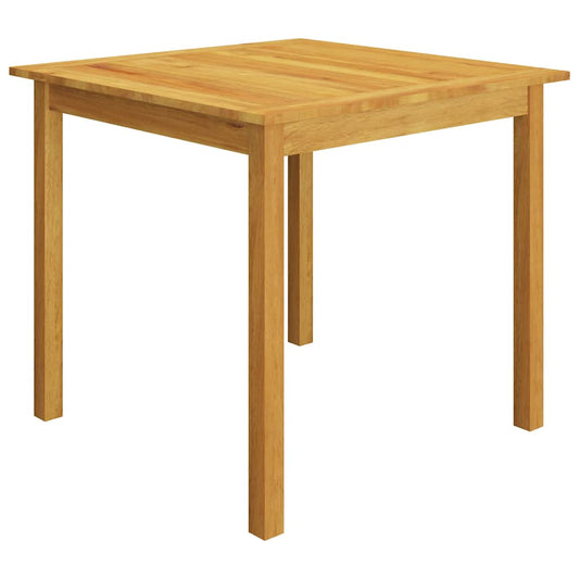 vidaXL Dining Set | Grey | Solid Acacia wood, PE rattan, Powder-coated steel