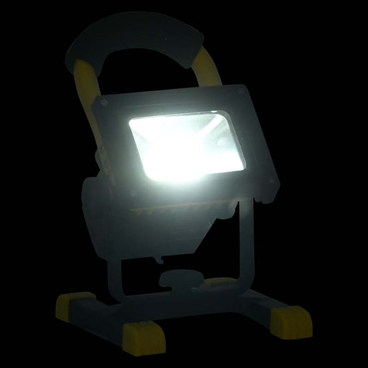 149668 vidaXL Rechargeable LED Spotlight with Handle 30 W Cold White
