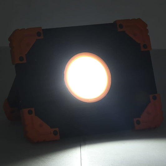 149673 vidaXL Portable LED Spotlight ABS 10 W Cold White