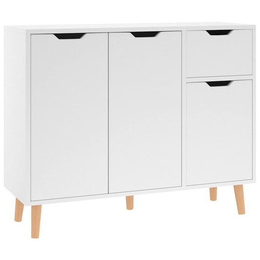 326813 vidaXL Sideboard White 90x30x72 cm Engineered Wood