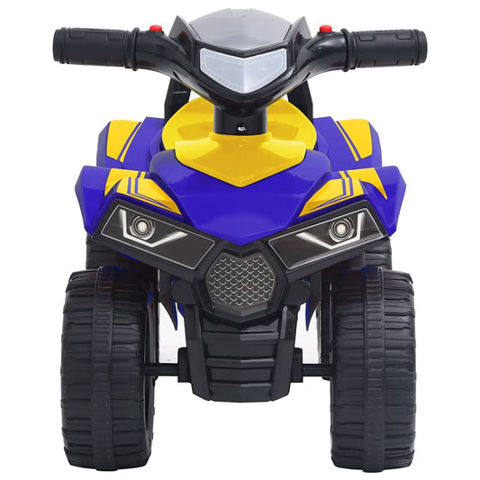 80320 vidaXL Children's Ride-on Quad Good Year Blue