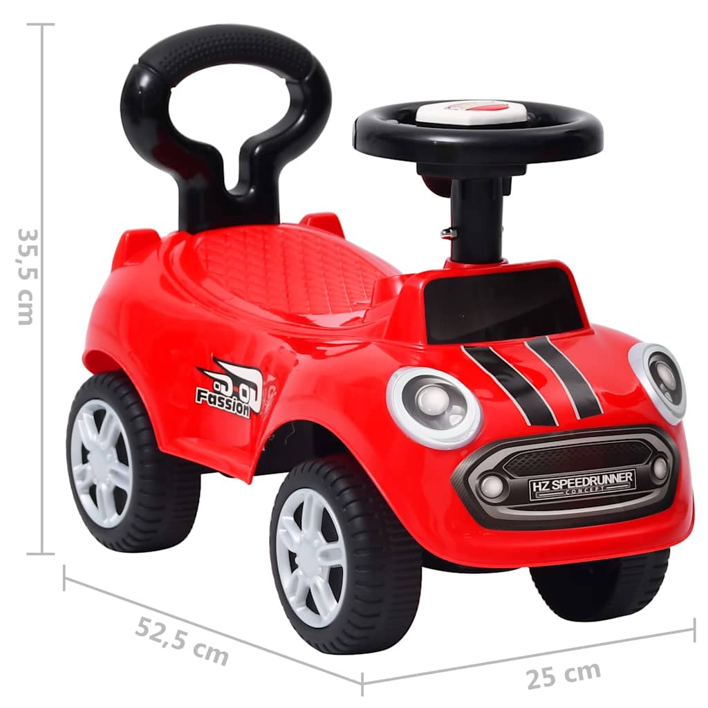 80333 vidaXL Step Car Red