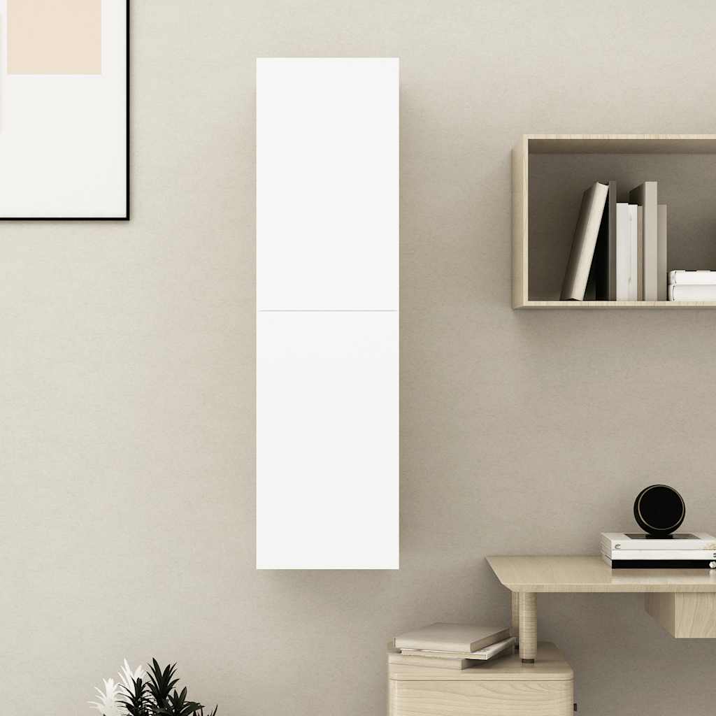 vidaXL TV Cabinet White 30.5x30x110 cm Engineered Wood