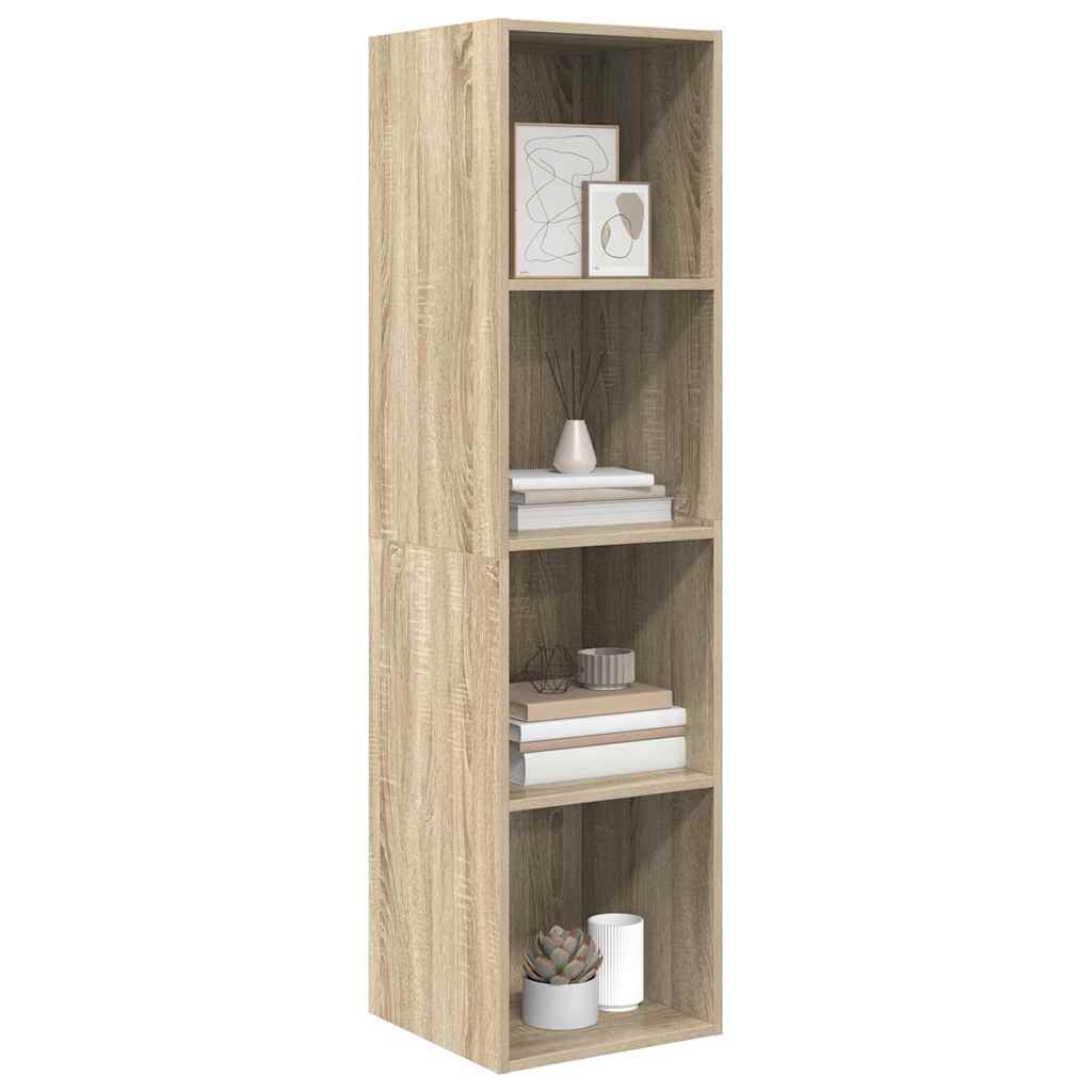 vidaXL Wall-mounted TV Cabinet Sonoma Oak 37x37x142.5 cm