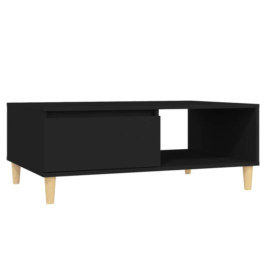 vidaXL Coffee Table Black 90x60x35 cm Engineered Wood