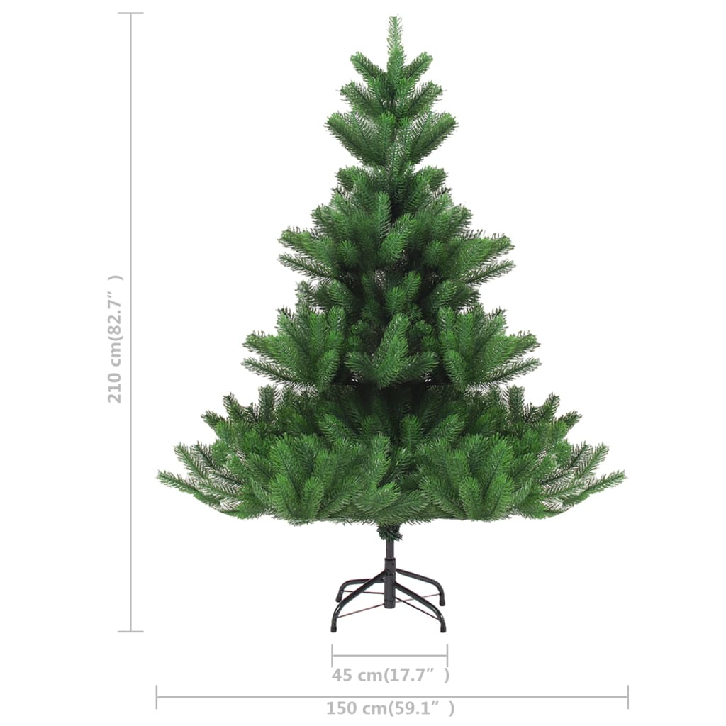 vidaXL Fake Christmas Tree | Green | Polyethylene | Large