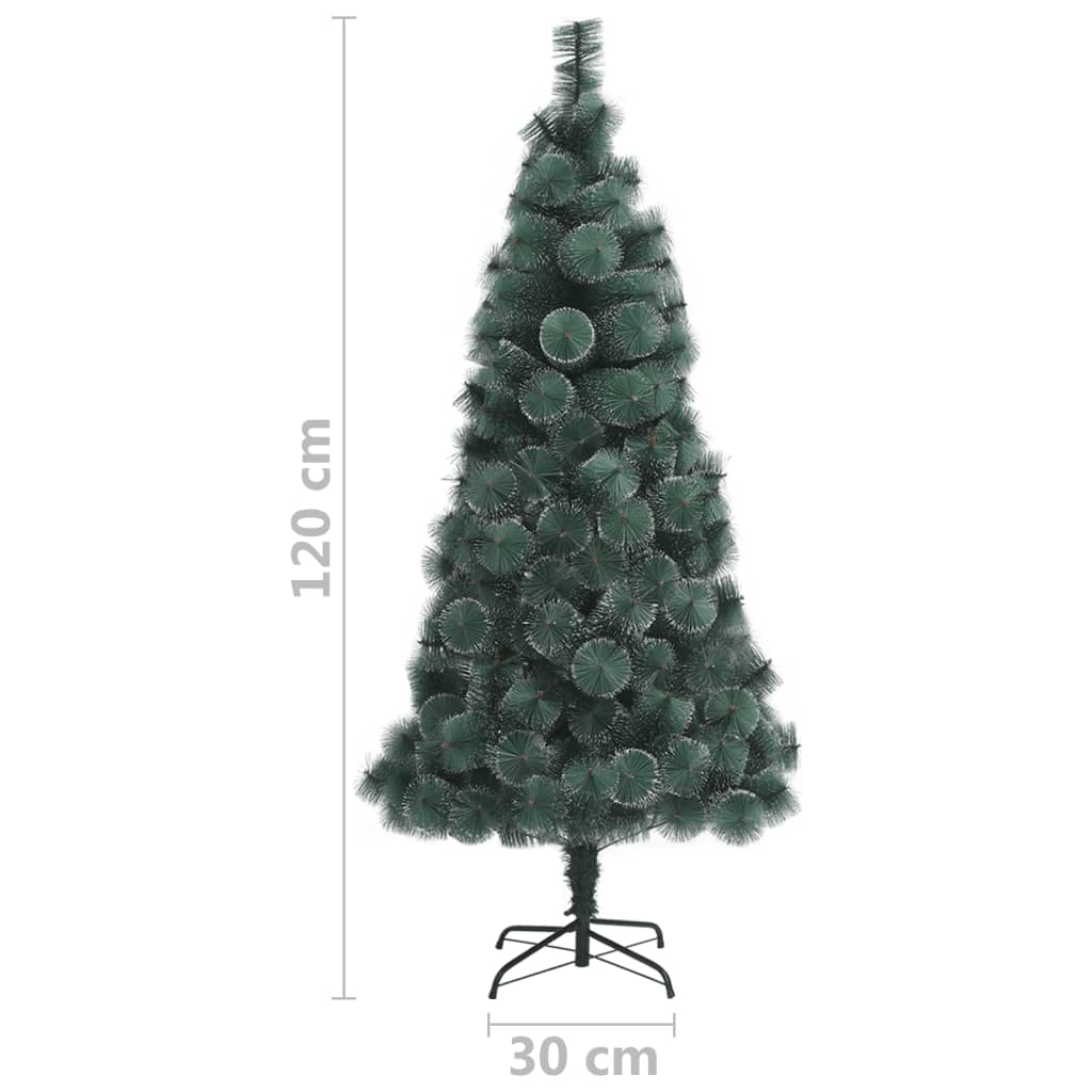 328482 vidaXL Artificial Christmas Tree with Stand Green 120 cm PET