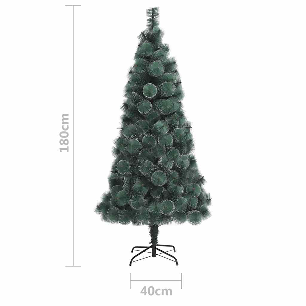 328484 vidaXL Artificial Christmas Tree with Stand Green 180 cm PET