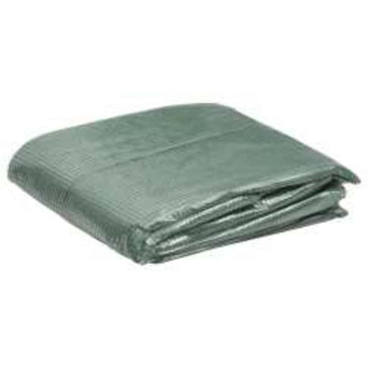vidaXL Greenhouse Replacement Cover (6,5025 m²) 255x255x194 cm Green
