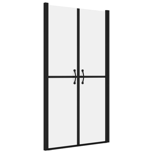 vidaXL Shower Door Frosted ESG (83-86)x190 cm