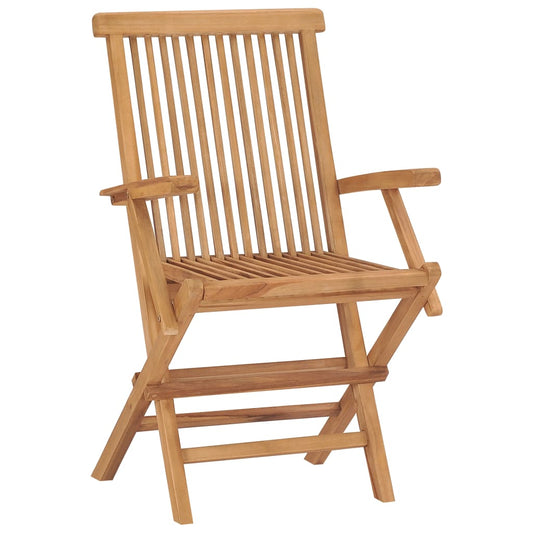 vidaXL Garden Chairs 8 pcs Solid Teak Wood