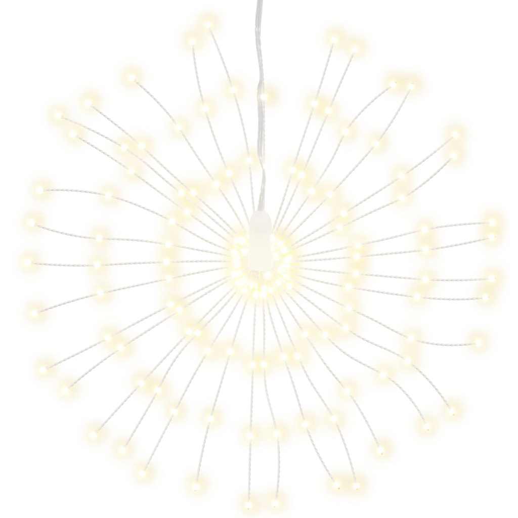 328596 vidaXL Outdoor Christmas Firecrack Light Warm White 20cm 140 LEDs