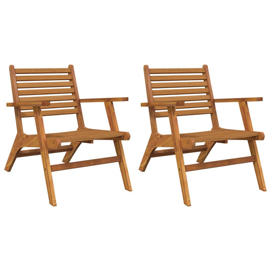 vidaXL Garden Chair | Brown | Solid acacia wood | Standard | Durable