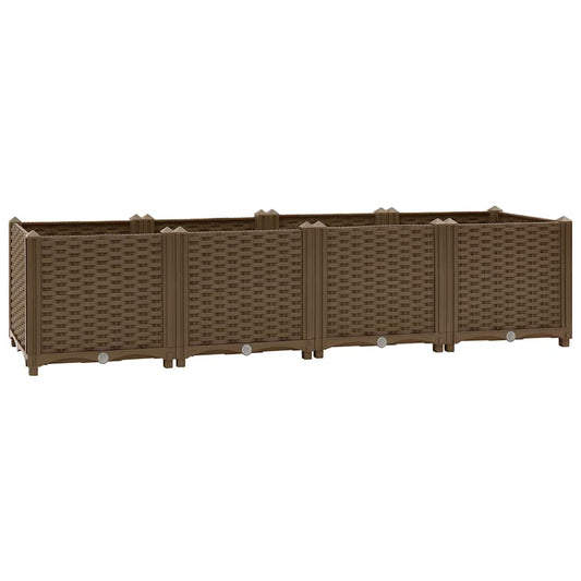 316518 vidaXL Raised Bed 160x40x38 cm Polypropylene